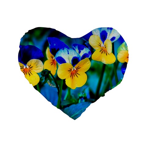 Wallpaper Flower Tulip Standard 16  Premium Flano Heart Shape Cushion  from ArtsNow.com Front