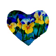 Wallpaper Flower Tulip Standard 16  Premium Flano Heart Shape Cushion  from ArtsNow.com Front