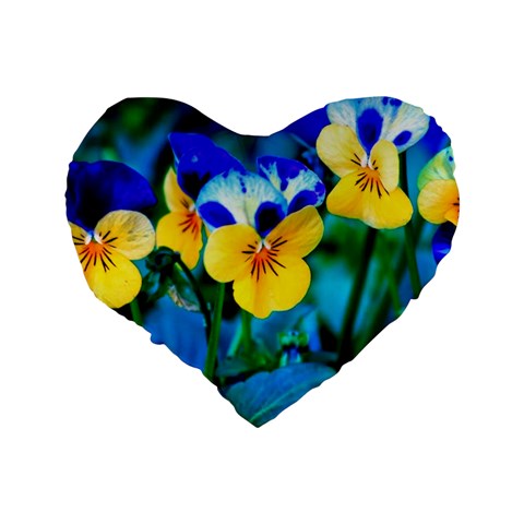 Wallpaper Flower Tulip Standard 16  Premium Flano Heart Shape Cushion  from ArtsNow.com Back