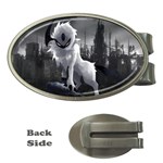Wolf Money Clip (Oval)