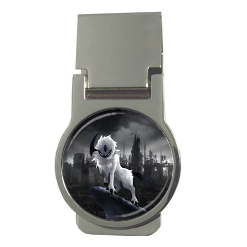 Wolf Money Clip (Round) from ArtsNow.com Front
