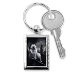 Wolf Key Chain (Rectangle)