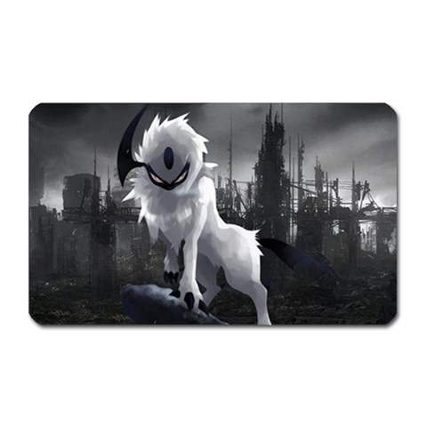 Wolf Magnet (Rectangular) from ArtsNow.com Front