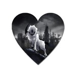 Wolf Magnet (Heart)