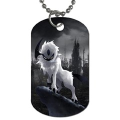 Wolf Dog Tag (Two Sides) from ArtsNow.com Back