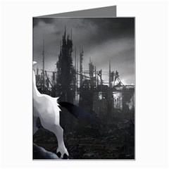 Wolf Greeting Card from ArtsNow.com Left