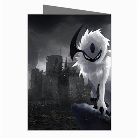 Wolf Greeting Card from ArtsNow.com Right
