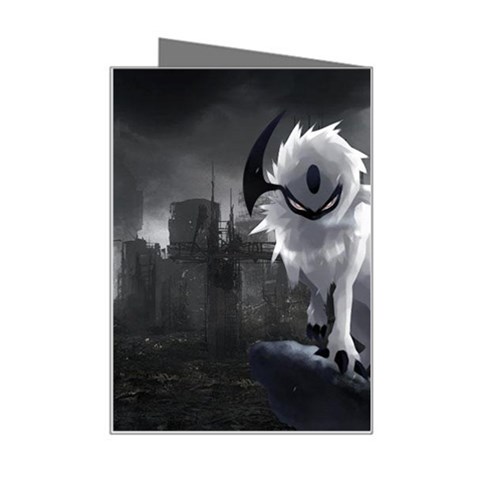 Wolf Mini Greeting Card from ArtsNow.com Right