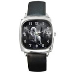 Wolf Square Metal Watch