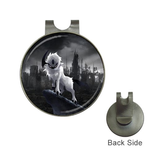 Wolf Golf Ball Marker Hat Clip from ArtsNow.com Front