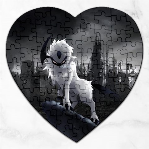 Wolf Jigsaw Puzzle (Heart) from ArtsNow.com Front