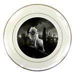 Wolf Porcelain Plate