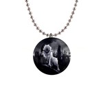 Wolf 1  Button Necklace