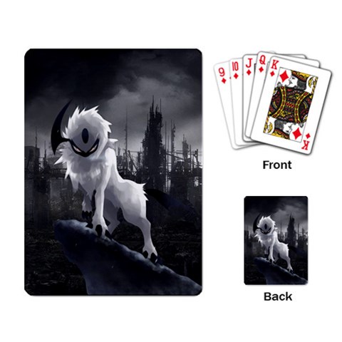Wolf Playing Cards Single Design from ArtsNow.com Back