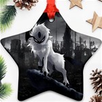 Wolf Star Ornament (Two Sides)