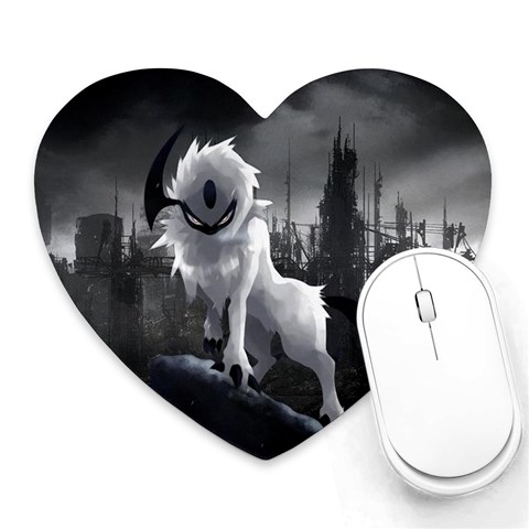 Wolf Heart Mousepad from ArtsNow.com Front