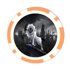 Wolf Poker Chip Card Guard from ArtsNow.com Back