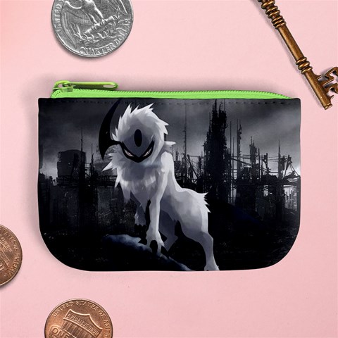 Wolf Mini Coin Purse from ArtsNow.com Front