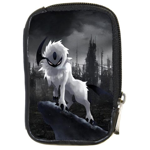 Wolf Compact Camera Leather Case from ArtsNow.com Front