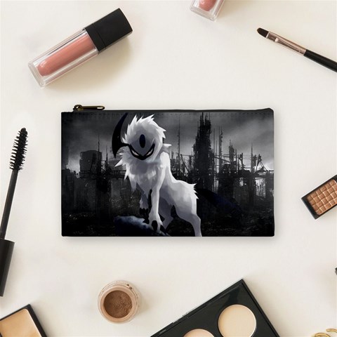 Wolf Cosmetic Bag (Small) from ArtsNow.com Front