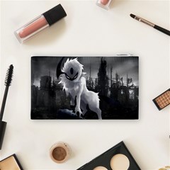 Wolf Cosmetic Bag (Small) from ArtsNow.com Back