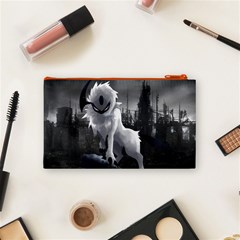 Wolf Cosmetic Bag (Small) from ArtsNow.com Back