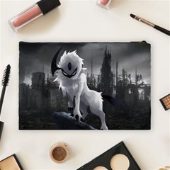 Wolf Cosmetic Bag (Large) from ArtsNow.com Back