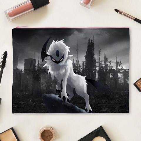 Wolf Cosmetic Bag (XL) from ArtsNow.com Front