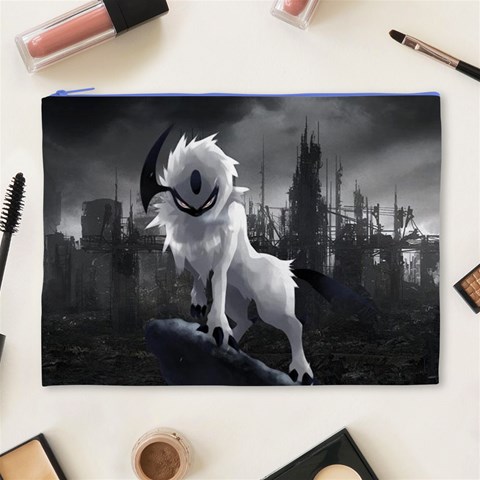Wolf Cosmetic Bag (XL) from ArtsNow.com Front
