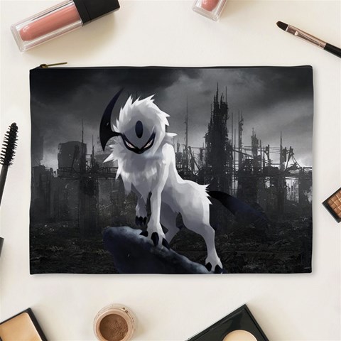 Wolf Cosmetic Bag (XL) from ArtsNow.com Front