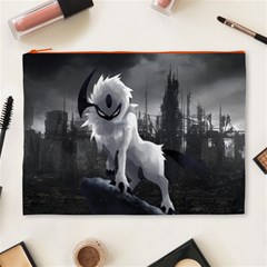 Wolf Cosmetic Bag (XL) from ArtsNow.com Front