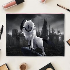 Wolf Cosmetic Bag (XL) from ArtsNow.com Back
