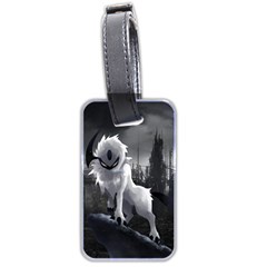 Wolf Luggage Tag (two sides) from ArtsNow.com Back