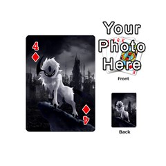 Wolf Playing Cards 54 (Mini) from ArtsNow.com Front - Diamond4