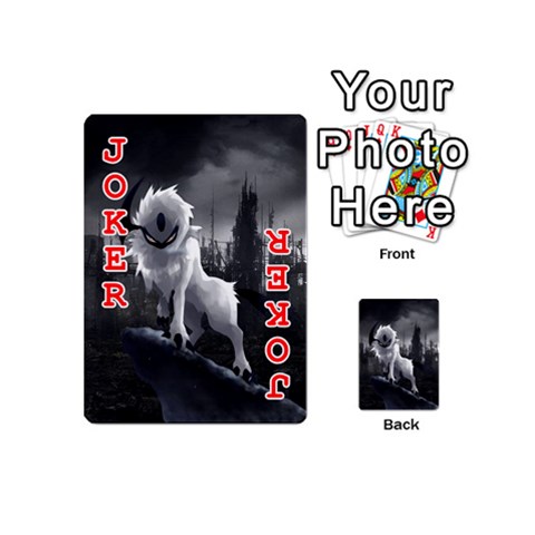 Wolf Playing Cards 54 (Mini) from ArtsNow.com Front - Joker2