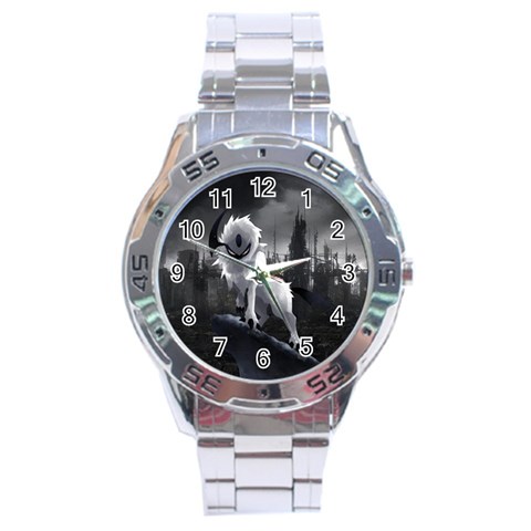 Wolf Stainless Steel Analogue Watch from ArtsNow.com Front