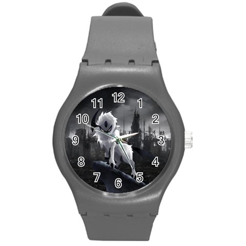 Wolf Round Plastic Sport Watch (M) from ArtsNow.com Front