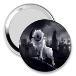 Wolf 3  Handbag Mirror