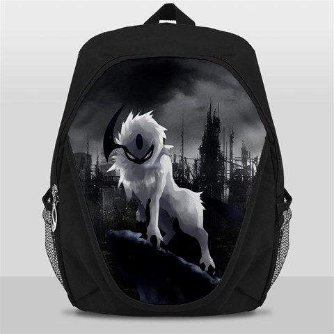Wolf Backpack Bag from ArtsNow.com Front