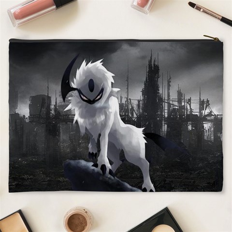Wolf Cosmetic Bag (XXXL) from ArtsNow.com Back