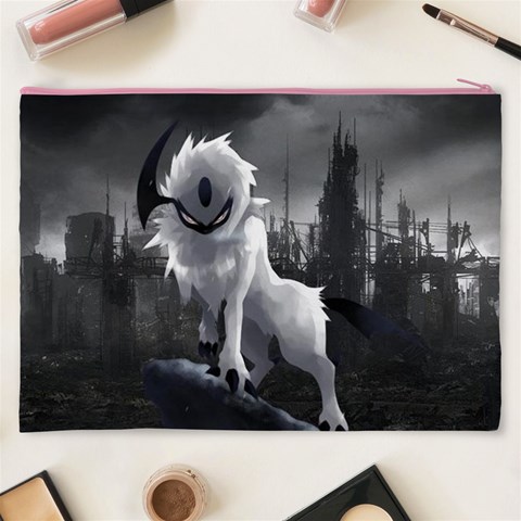 Wolf Cosmetic Bag (XXXL) from ArtsNow.com Back