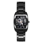 Wolf Stainless Steel Barrel Watch