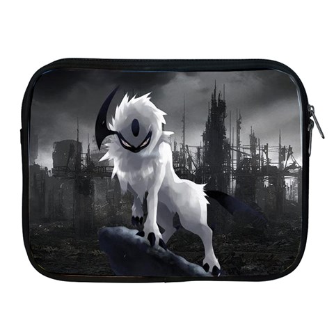 Wolf Apple iPad 2/3/4 Zipper Case from ArtsNow.com Front