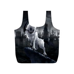 Wolf Full Print Recycle Bag (S) from ArtsNow.com Back