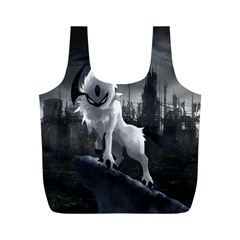Wolf Full Print Recycle Bag (M) from ArtsNow.com Back