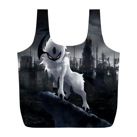 Wolf Full Print Recycle Bag (L) from ArtsNow.com Front