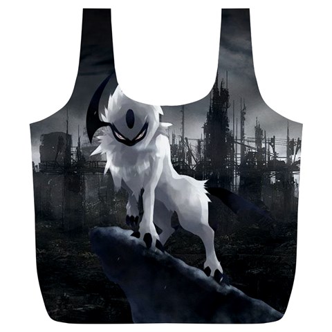 Wolf Full Print Recycle Bag (XL) from ArtsNow.com Front