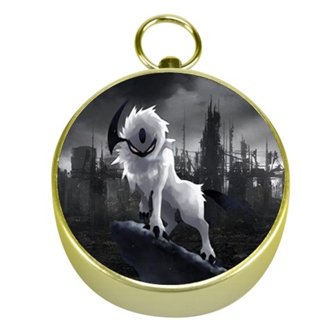 Wolf Gold Compass from ArtsNow.com Front