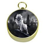 Wolf Gold Compass