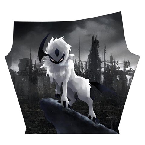 Wolf Yoga Cropped Leggings from ArtsNow.com Left